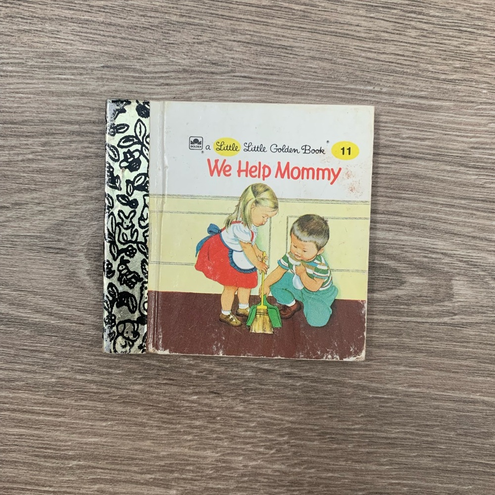 A little golden book mini We Help Mommy Children’s book